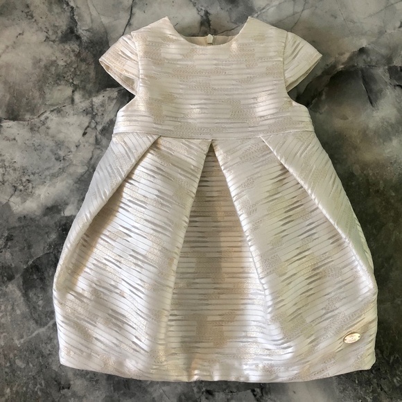 🌟HOST PICK🌟Tartine & Chocolat brocade style baby dress - Picture 1 of 5